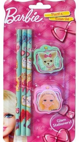Other Barbie Pencil and Eraser Stationery Character Pencil 