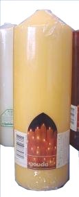 Other Bargains Candles Large Dutch Candles-Antiekgeel 250mm H x 80mm O - Corn Yellow