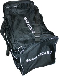 Other Bargains Large Barclaycard Sports Bag Black