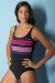 Other Bodyshaper Block Stripe Swimsuit