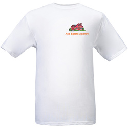 Custom Printed T-Shirts: Left Chest