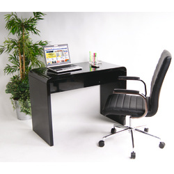 Other Brands High Gloss Black Computer Desk