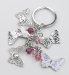 Butterfly Charm Keyring