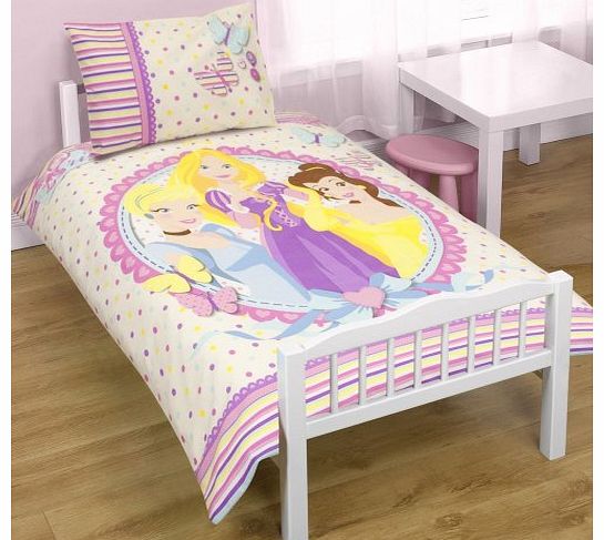 Other Disney Princess Locket Girls Toddler Junior Cot Bedding Duvet Quilt Cover Set