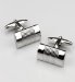 Other Etched Stripe Rectangle Cufflinks