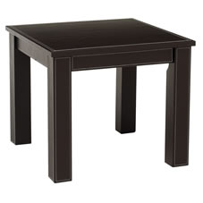 Faux Leather End Table