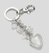 Glass Heart Keyring