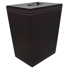 Other Laundry Box Faux Leather Chocolate