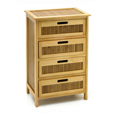Maya Bamboo Chest of Four Drawers