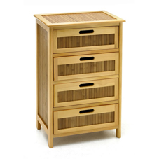 Maya Bamboo Chest of Four Drawers