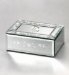 Medium Floral Etched Mirror Jewellery Box