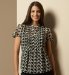 Other Nehru Collar Houndstooth Blouse