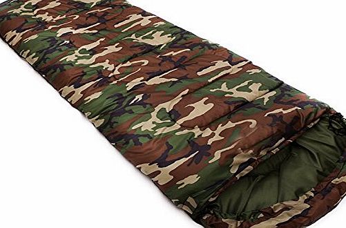 Other New arrival Camo Waterproof /Warm Camper Envelope Sleeping Bag For Outdoor Camping Hiking 3 Season With Carry Bag-Adult