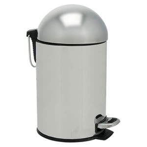 Other Pedal Bin Stainless Steel Bullet Shape 3ltr