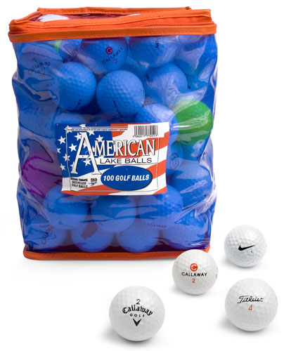Premium American Grade A Lake Balls 100 Balls