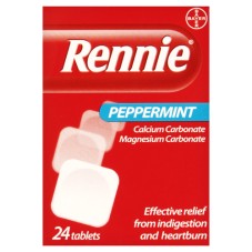 Rennie Peppermint 24 Tablets