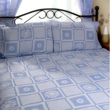 Other Right Price Box Daisy Duvet Set Blue Double