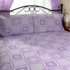 Other Right Price Box Daisy Duvet Set Lilac Single