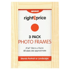 Right Price Photo Frames Pine 4x6 x 3