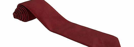 Other Schools Plain Unisex School Tie, Maroon, L39`