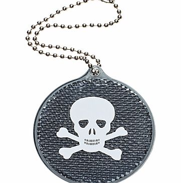 Other Schools Skull Reflector Tag, Black
