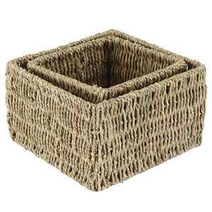Other Seagrass Storage Boxes Square x 2