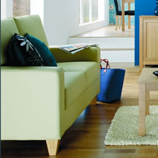 Other Serena Sofa Faux Leather Cream Two Seat