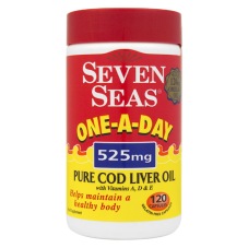 Other Seven Seas Pure Cod Liver Oil 525mg 120 Capsules