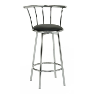 Other Seville Swivel Bar Stool Black