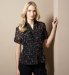 Other Short Sleeve Spray Spot Blouse