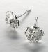 Other Sterling Silver Rose Stud Earrings