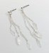 Other Sterling Silver Trio Strand Teardrop Earrings