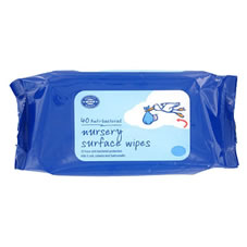 Wilko Anti-Bacterial Nursery Surface Wipes x 40