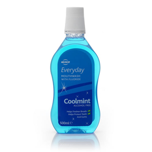 Wilko Cool Mint Mouthwash with Fluoride 500ml