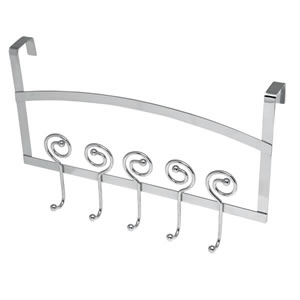 Other Wilko Over the Door Hook Chrome Plated Swirl