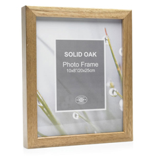 Other Wilko Photo Frame Solid Oak 10in x 8in