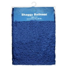 Other Wilko Shaggy Bathmat Light Blue