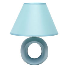 Other Wilko Zero Ceramic Table Lamp Blue