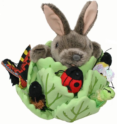 Rabbit in a Lettuce Puppet