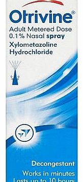 Otrivine Adult Metered Dose Nasal Spray 10ml