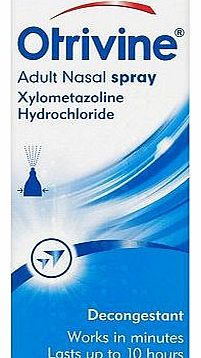 Otrivine Adult Nasal Spray 10ml 10006540