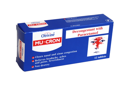 otrivine Mucron Tablets (12)