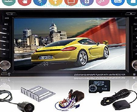 Lightinthebox� Brand New Windows8 Style HD 6.2`` 2Din LCD Touch Screen In-Dash Car DVD Player with GPS,Bluetooth,iPod,ATV + Free Official Kudos GPS Map in TF Card+Free Rear View Camera For Parking