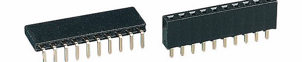 Oupiin 10 10 Straight Double Row Socket 2044-2*10G00SA