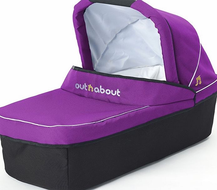 Out n About Nipper Carrycot Purple Punch