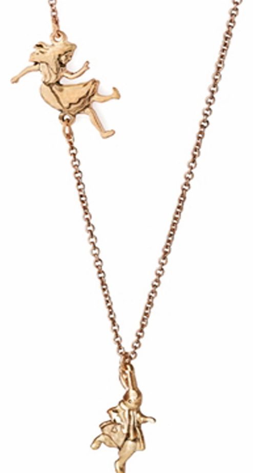 Out Of Print Falling Alice and Rabbit Alice In Wonderland