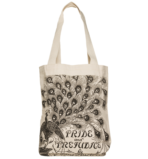 Out Of Print Jane Austen Pride And Prejudice Canvas Tote Bag