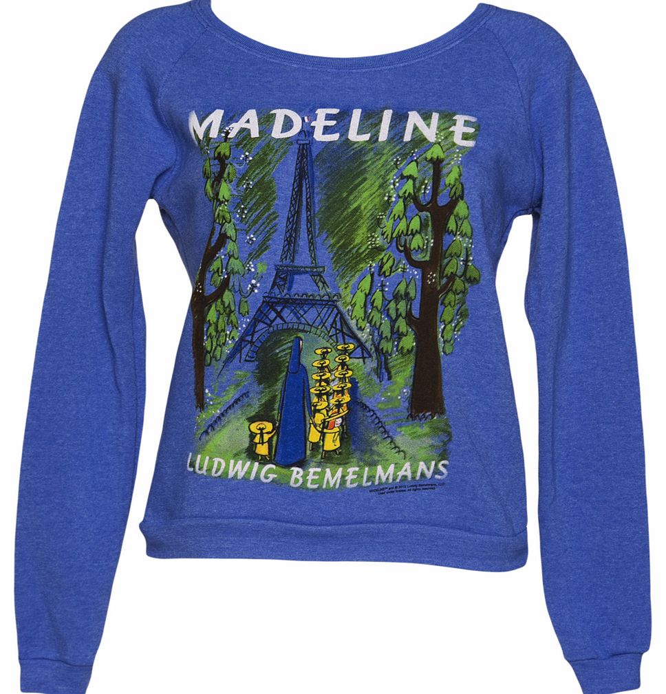 Out Of Print Ladies Blue Madeline Sweater from Out Of Print