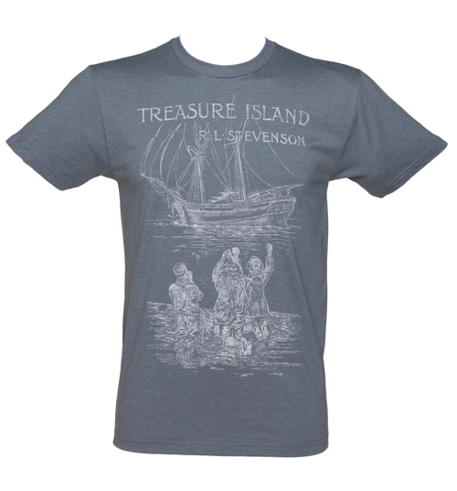 Mens Blue Treasure Island By R. L.