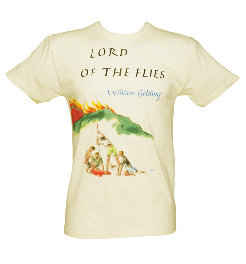 Out Of Print Mens White Lord Of The Flies By William
